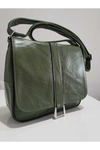 atter GEANTĂ DE FEMEI DESIGN SPECIAL DIN PIELE AUTENTĂ (24CM X 23CM)