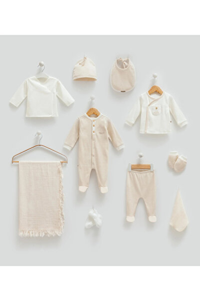 Mert Baby Best Baby 10'lu Yenidoğan Hastane Seti %100 Pamuk Yenidoğan