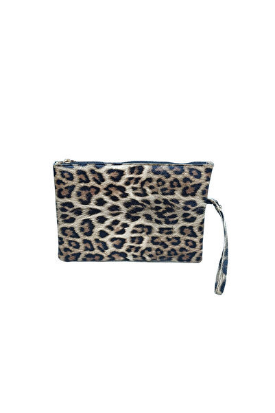 Maykis Leopard Clutch Bag
