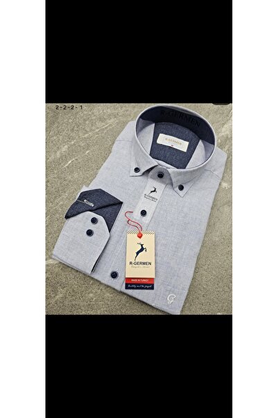 Cinar erkek giyim Men's Shirt Long Sleeve Classic Single Pocket Cotton