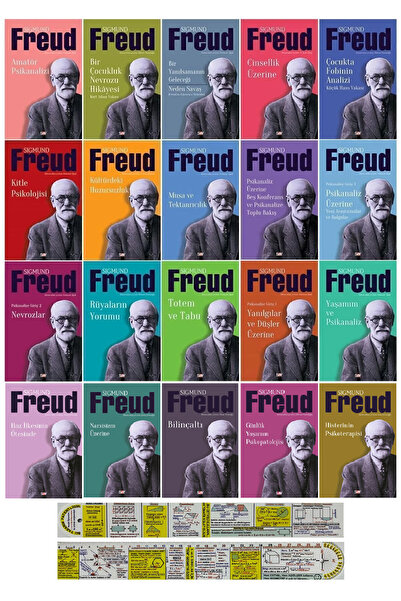 Say Yayınları Sigmund Freud 20 Kitap Psikoloji Seti + Mat. Öğreten Cetvel