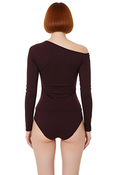 PayBuy Women's Off-Shoulder Accessory Detail Flexible Knitted Blouse Quality Stylish Comfortable Modern Elegant