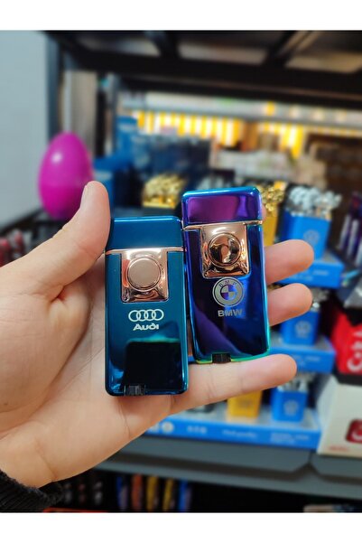 Hunter Metalik Otomobil Logolu Çakmak - Çift Fonksiyonlu Rüzgar Alevi! - HEDİYELİK