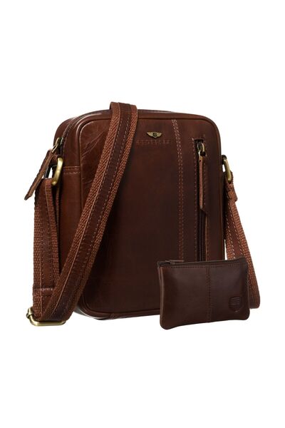 Other Geantă din piele maro PTN 705-TUM-0468