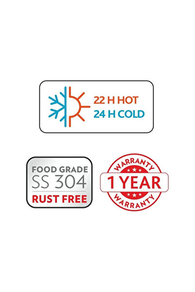 Borosil Vacuum Trek Bottle Black 700ml