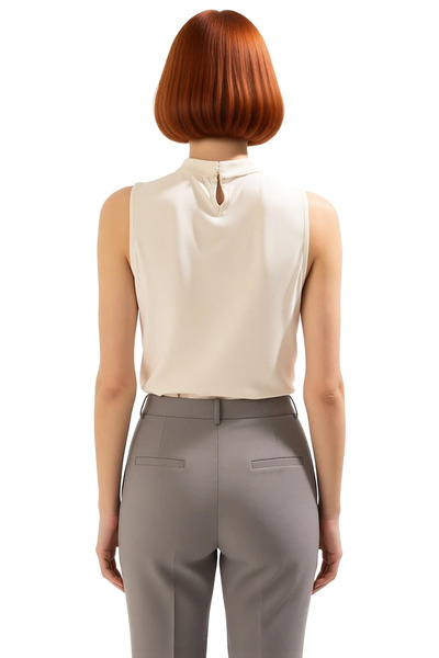 PayBuy Women's Asymmetrical Sleeveless Knitted Blouse Modal Polyester Casual Stylish Carefully Selected Quality Craftsmanship