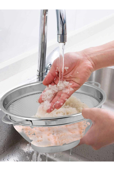 RAJ Steel Basket Colander 27cm