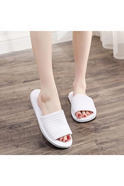 Sumkyle 6 Pairs Spa Slippers, Non Slip Disposable Slippers for Spa, Party Guest, Hotel and Travel, Open-Toe