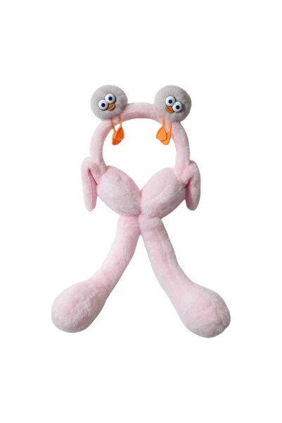 Aware Time Children's Plush Figured Movable Ear Movable Sound Winter Earmuff