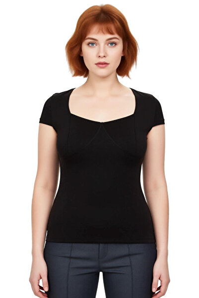 PayBuy Bluză cu mânecă scurtă pentru femei din material subțire Elegante și confortabile, perfectă pentru purtarea zilnică, de bună calitate