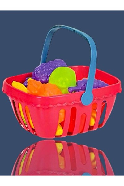 SAZE İÇİ DOLU MEYVE SEPZE SEPETİ OYUNCAK OYUN SEPETİ