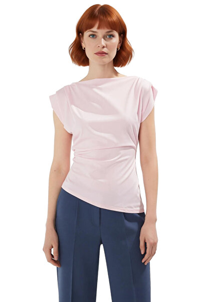 PayBuy Bluză cu mânecă scurtă din material subțire Stil casual și confortabil Design elegant Confortabil croială