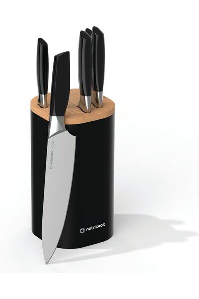Nutricook Essentials Everyday Knife Set - Black