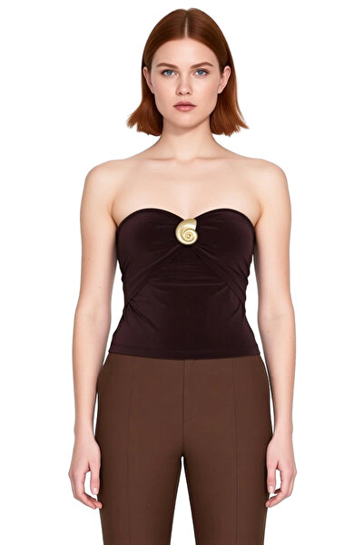 PayBuy Women's Strapless Knitted Top Elegant Detailing and Modern Design Quality Stylish Comfortable Modern Elegant Casual