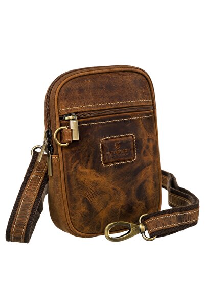 Other Geantă din piele maro PTN 1113-TMH-5818