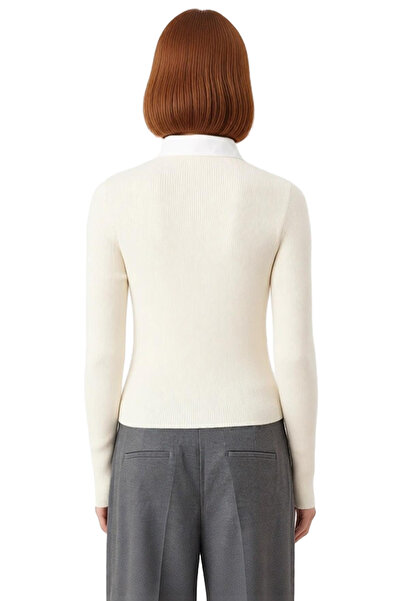 PayBuy Women Shirt Collar Knitwear Blouse Stylish and Comfortable Ideal for Daily and Office Wear Quality Stylish Comfortable