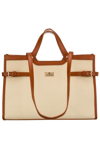 Other Geantă de damă PTN Lilia-1276 Ecru-Maro