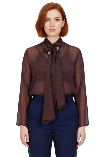 PayBuy Γυναικεία κομψή μπλούζα με κορδόνια με λαιμόκοψη σε σχήμα V Κομψή και μοντέρνα σχεδίαση Ποιοτική κομψή άνετη μοντέρνα κομψή