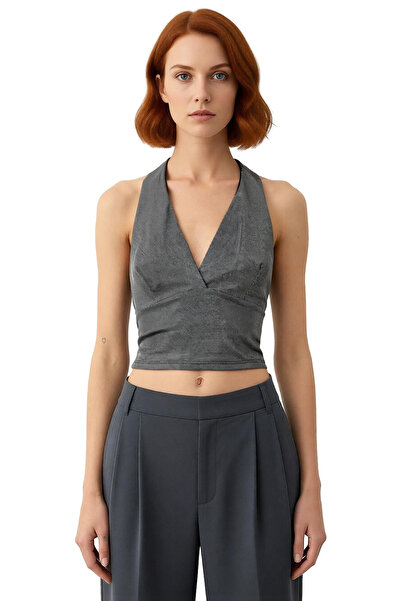 PayBuy Γυναικείο αμάνικο με λαιμόκοψη σε σχήμα V, υψηλής ποιότητας, κομψό, άνετο, μοντέρνο, κομψό καθημερινό