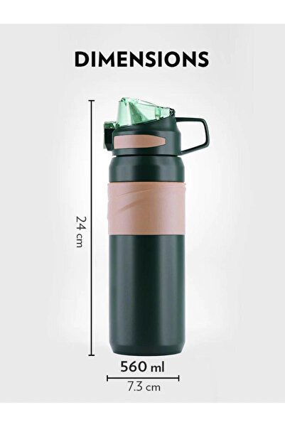 Borosil Vacuum Adventure Sipper Bottle 560ml