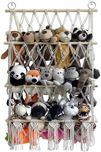 Arabest أراجيح ألعاب محشوة، شبكات أراجيح ألعاب، رفوف تخزين ألعاب معلقة على ال...