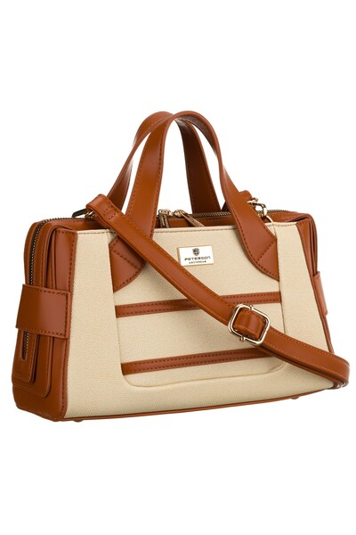 Other Geantă de damă PTN Forsythia-1306 Ecru-Maro