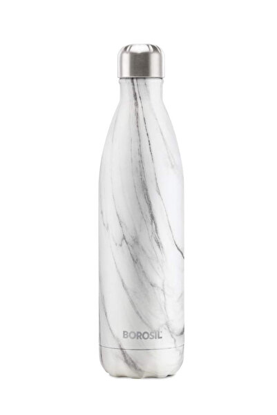 Borosil Vacuum Bolt Marble Bottle - 500ml