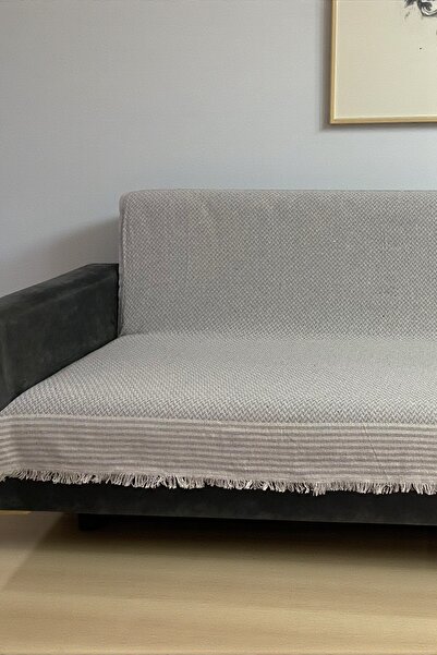 Cottonest Husa de scaun cu franjuri 170 x 210 cm