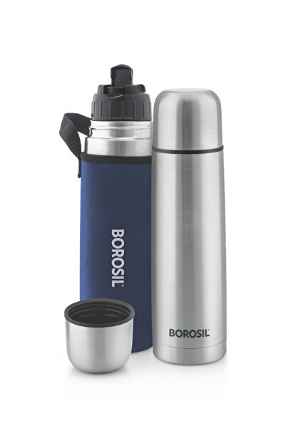 Borosil Vacuum Thermo Flask Blue 750ml
