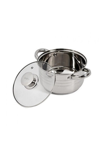 Heinner Caserolă din oțel inoxidabil cu capac, 18 x 10,5 cm, 2,5 L, Myra (Cooking by Heinner)