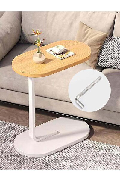 Türkiye Simple Modern C-Shaped Side Table (Oval Coffee/Tea Table)