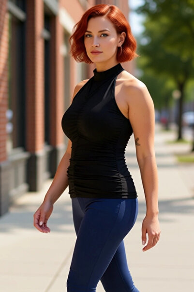 PayBuy Γυναικεία πλεκτή μπλούζα με κορδόνι με λαιμόκοψη, κομψότητα και άνεση ...