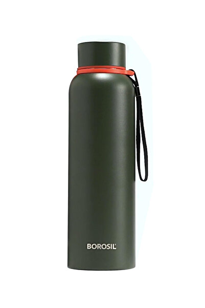 Borosil Vacuum Trek Bottle Green 700ml