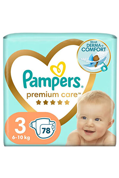 Pampers Βρεφικές πάνες Premium Care, μέγεθος 3, 6-10kg, 78 τεμάχια,