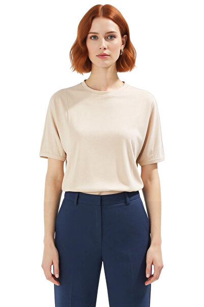 PayBuy Relaxed Crew Neck Short Sleeve Knitted Blouse Summer Casual Fit Perfect Fit Use