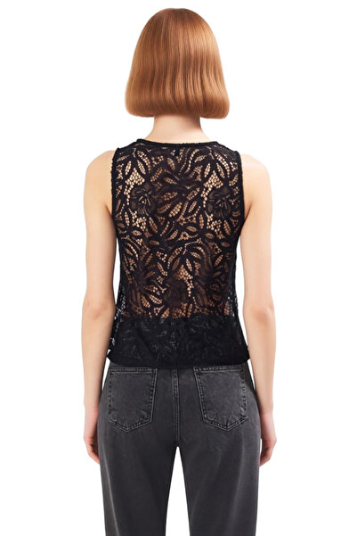 PayBuy Stylish Lace Blouse Regular Fit Sleeveless Summer Look Comfortable Cutout Trend Design