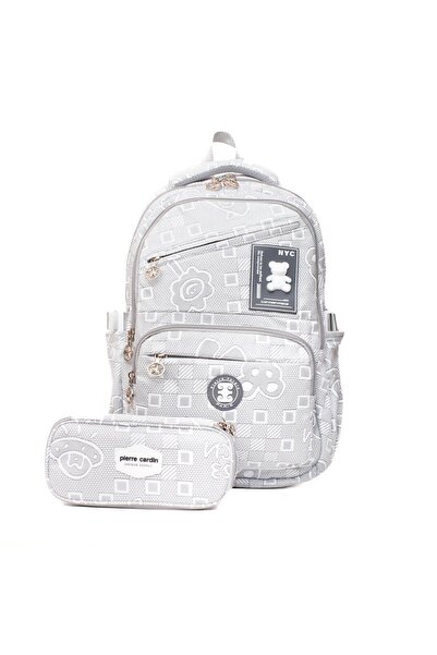Pierre Cardin School Bag Set Pcset07Pc1773501-Grey