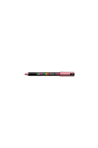 UNİ-BALL Uniball Posca 0.7 Water-Based Painting Marker Metallic Red (N)- (Uni-Pc-1Mr)