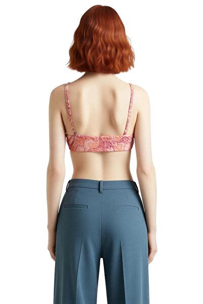 PayBuy Printed Asymmetrical Tulle Knitted Blouse Summer Casual Style Comfortable Use Trend Design