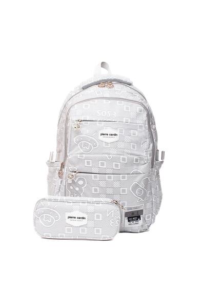 Pierre Cardin School Bag Set Pcset07Pc1773601-Grey