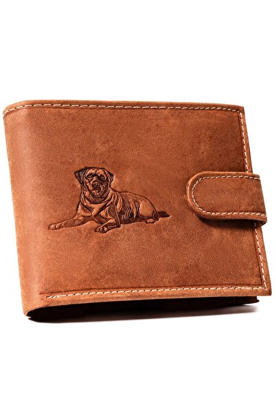 Other Portofel bărbătesc din piele N992L-CHM-DOG-1-BL COGNAC