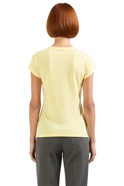 PayBuy Bluză din material subțire din bumbac cu mâneci scurte pentru femei guler rotund Aspect profesional Material eminent