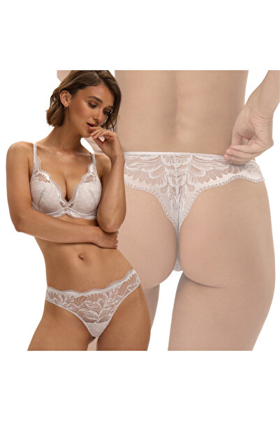 ESOTIQ Chiloți tanga din dantelă pentru femei, model floral, eleganți și feminini, confort ridicat | Kavi