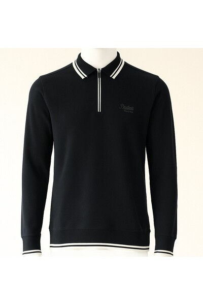 TROYLİFE Ανδρικό μπλουζάκι με μακρυμάνικο λαιμόκοψη και κανονική εφαρμογή