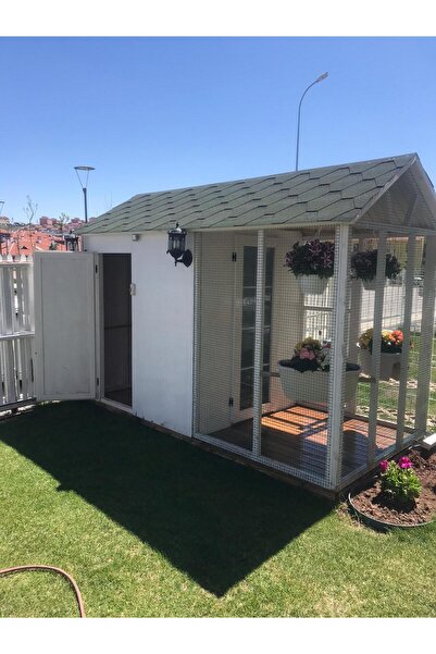 Woodzanya 2×3=6m² 40 Tavukluk Ahşap Tavuk Kümesi