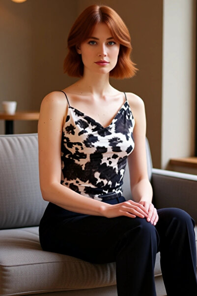 PayBuy Fitted Body Fitting Degaje Collar Stretchy Knitted Blouse Comfortable Wear Perfect Fit Stylish Look