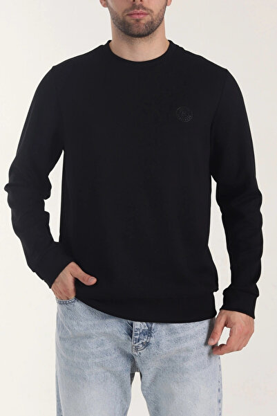 EXSPORT Transitional Soft Textured Stretchy Knit Sweater with Bike Collar