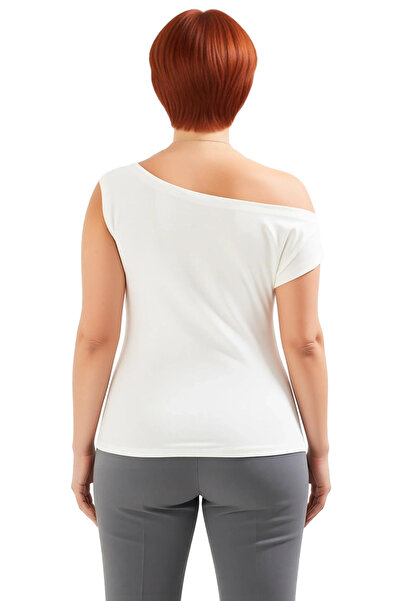 PayBuy Women's Boat Neck Low Sleeve Stretchy Knitted Blouse Effortless Elegance and Comfort-Focused Design Quality