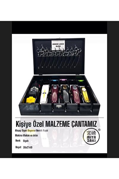 Astra El Yapımı Mdf Kuaför Makas Ve Makine Standı Kapaklı