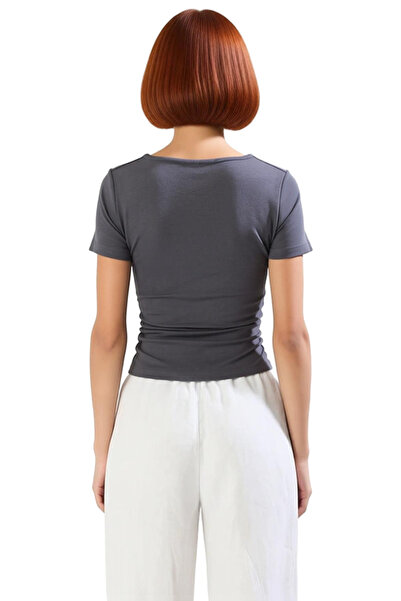 PayBuy Summer Crop Crew Neck Fitted Viscose Blouse Casual Style Long Lasting Elegantane Design Premium Quality